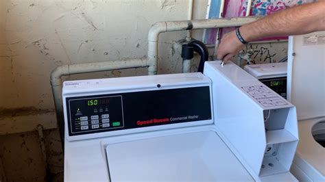 She holds down two buttons at the same time, waits momentarily, and then starts the washing cycle. . Speed queen key hack